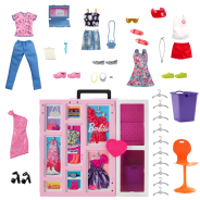 Barbie Dream Closet Playset With 35+ Outfit & Accessory Pieces For 400+ Looks