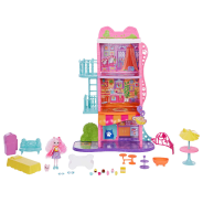 Enchantimals Town House Café Playset With Doll, Dog, & Accessories