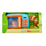 Just Like Home Blue Lights And Sounds Microwave