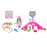 Barbie Chelsea Doll And Accessories, Skatepark Playset 