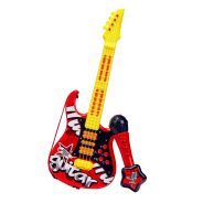 Electronic Guitar & Microphone Set Red