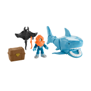 Imaginext Shark Feature Asst With figure and vehicle packs